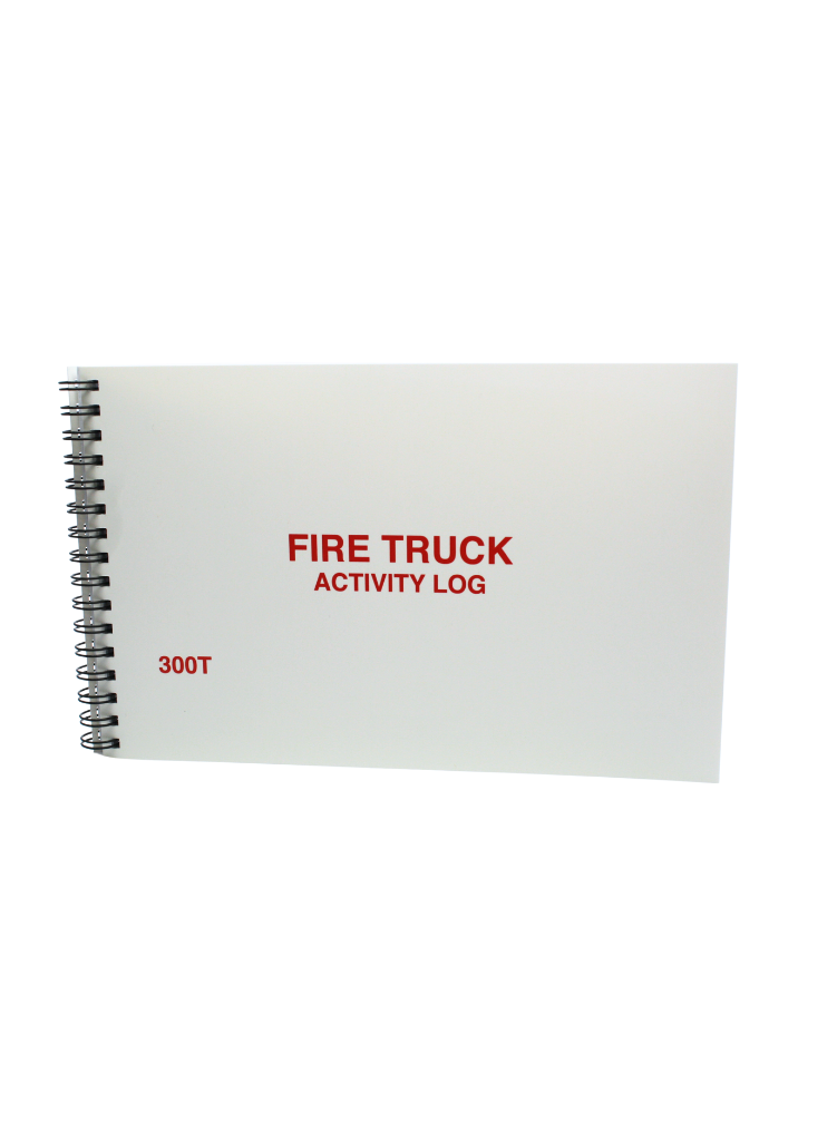 Fire Truck Activity Log Book