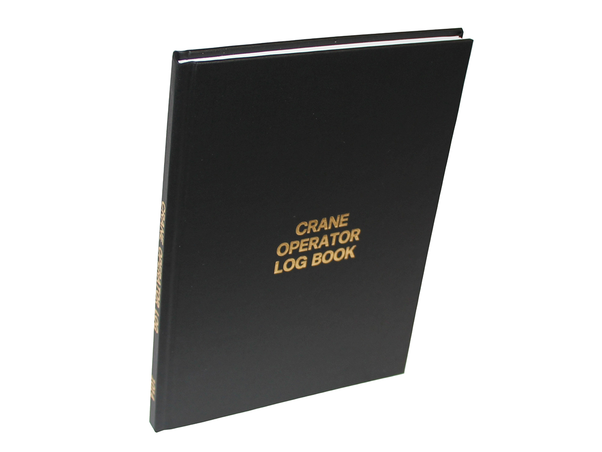 Crane Operator Log Book #1014 Front Cover