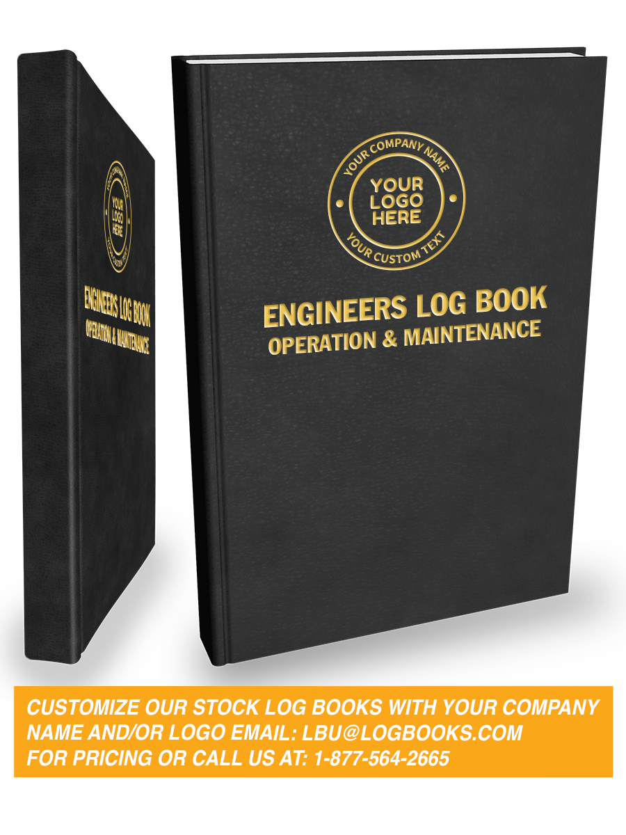 Detailed Engineers Log Book #474-D Custom Cover