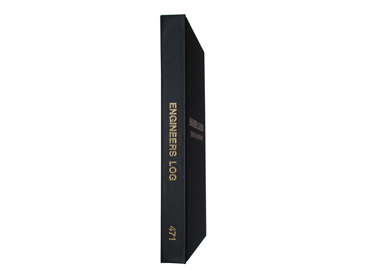 Engineers (1 Shift per page) Log Book #471 Spine