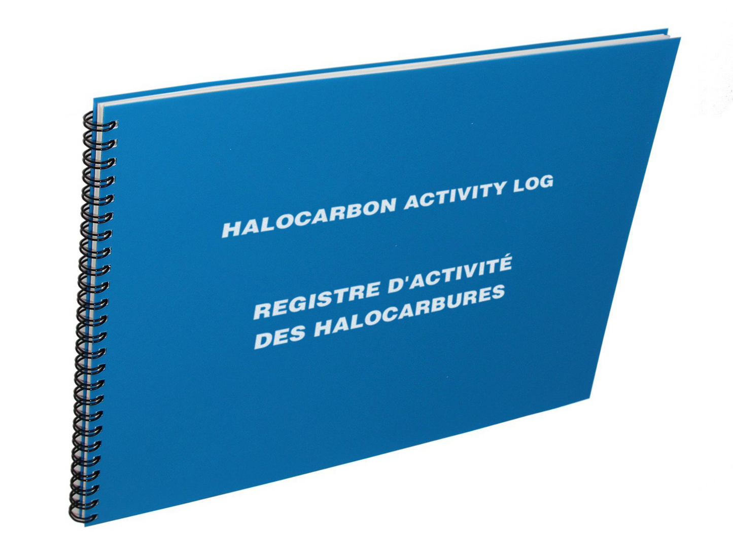 Halocarbon Activity Log (Bi-lingual) #2022 Spine