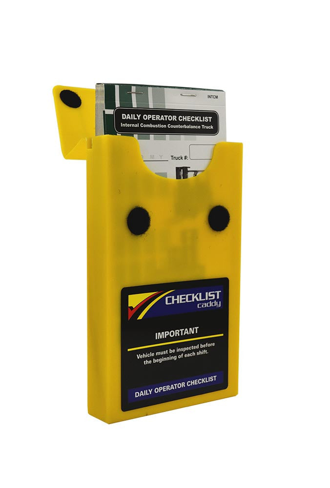 Internal Combustion (Propane) Counterbalance Checklist + Plastic Caddy # SCADD(CB)