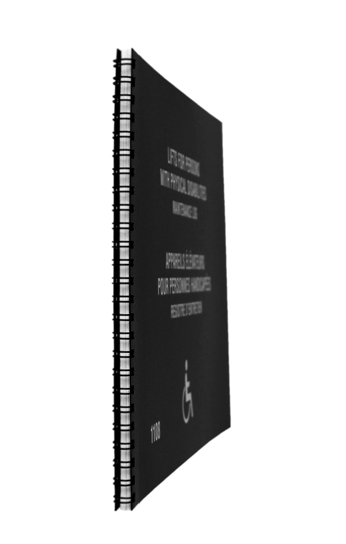 Lifts for the Disabled Log Book (Bi-lingual) #1108 Spine