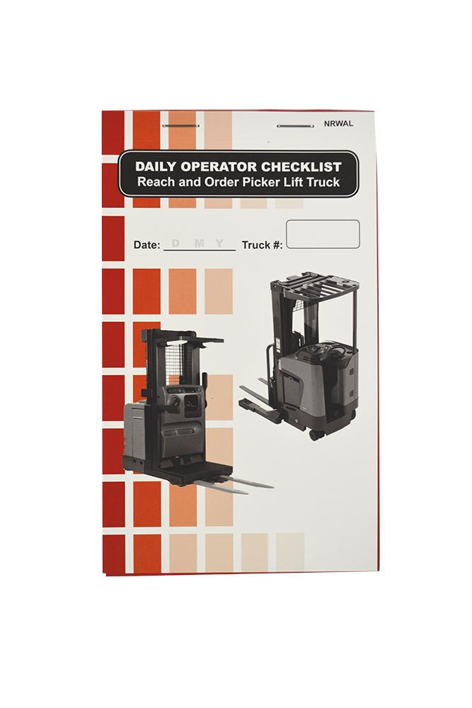Daily Operator Checklist - Reach and Order Picker (Narrow Aisle) Lift Truck