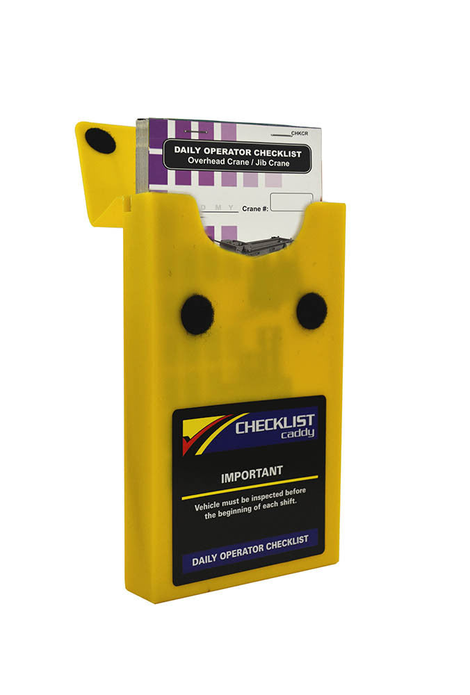 Overhead Crane / Jib Crane Inspection Checklist Caddy