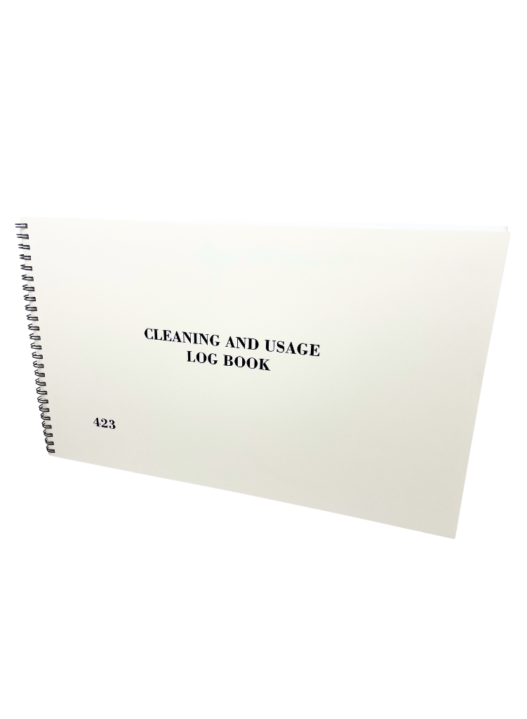 Cleaning and Usage Log Book #423