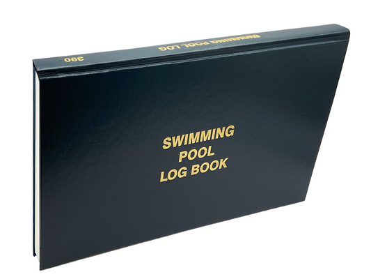 Swimming Pool Log Book #390 Front Cover
