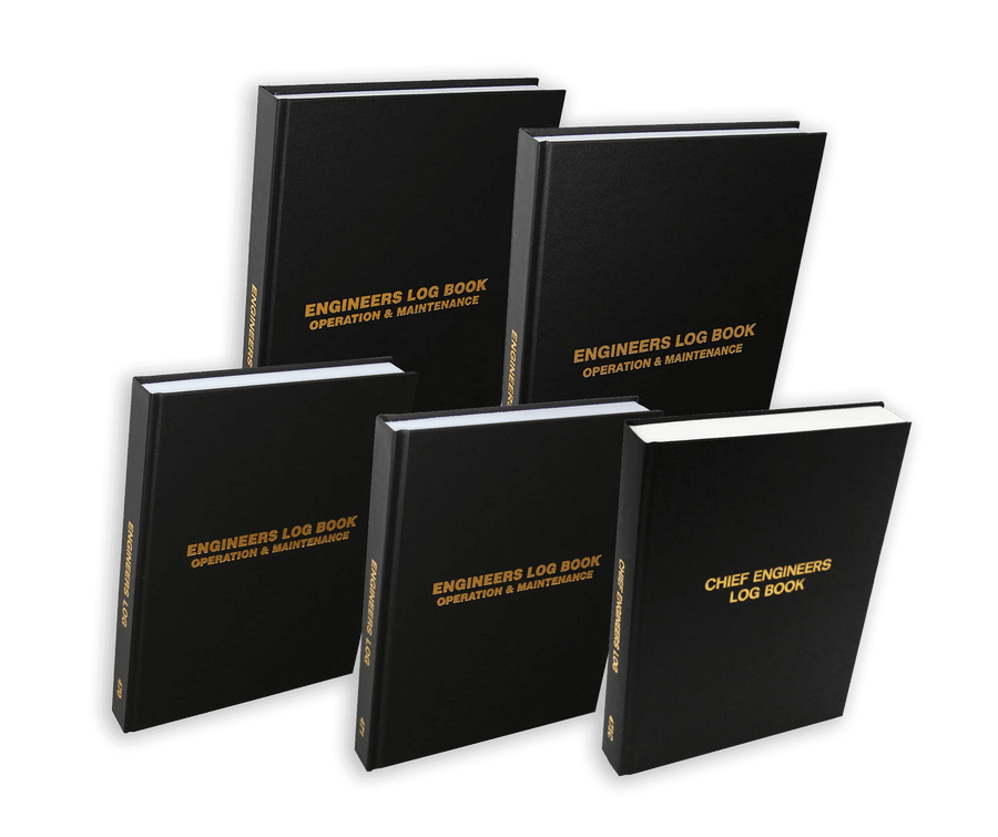 5 boiler and engineering log books