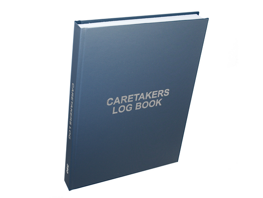 Caretakers (Custodian) Log Book #590 Front Cover