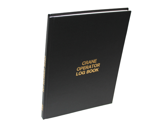 Crane Operator Log Book #1014 Front Cover
