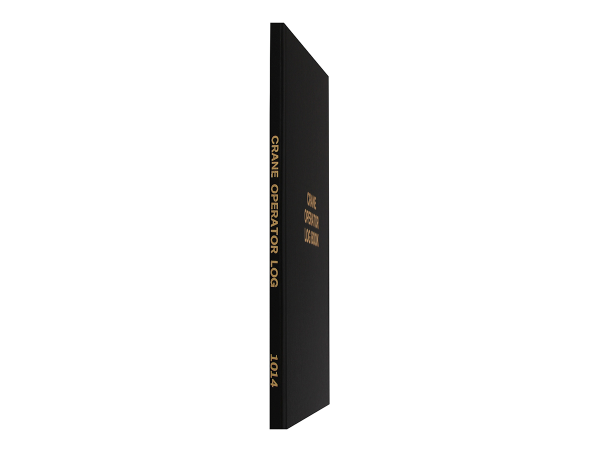 Crane Operator Log Book #1014 Spine