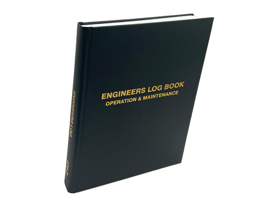 Detailed Engineers Log Book #474-D Front Cover