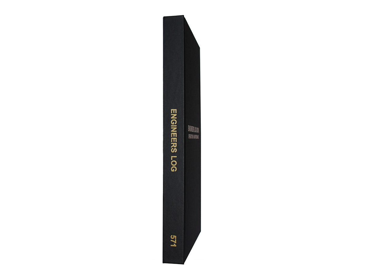 Engineers (1 Shifts per page) Log Book #571 Spine