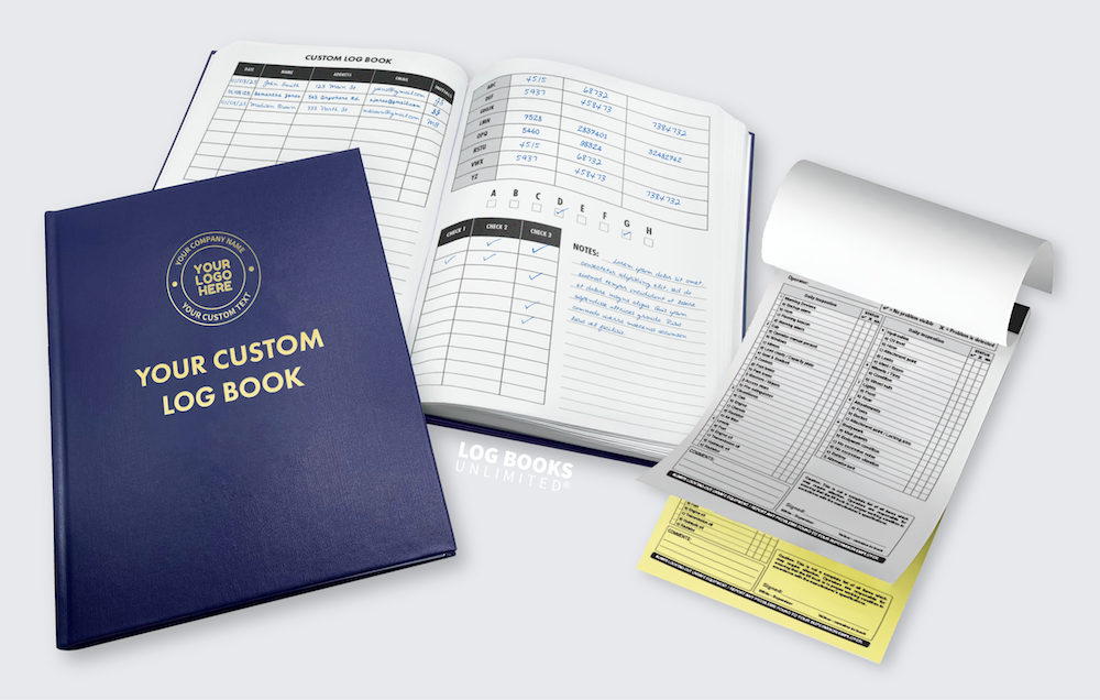 Log Books Unlimited | Custom & Stock Log Books for Every Industry