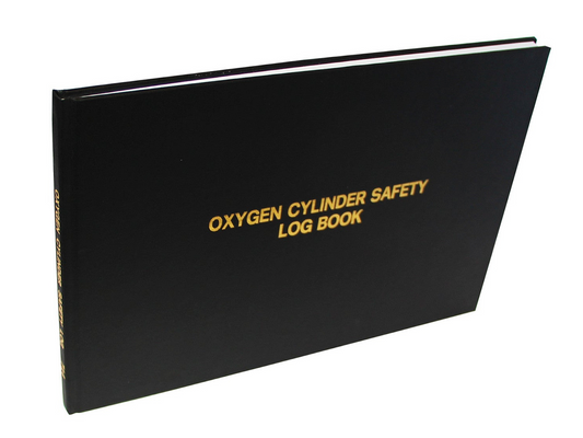Oxygen Cylinder Log Book #714 Front Cover
