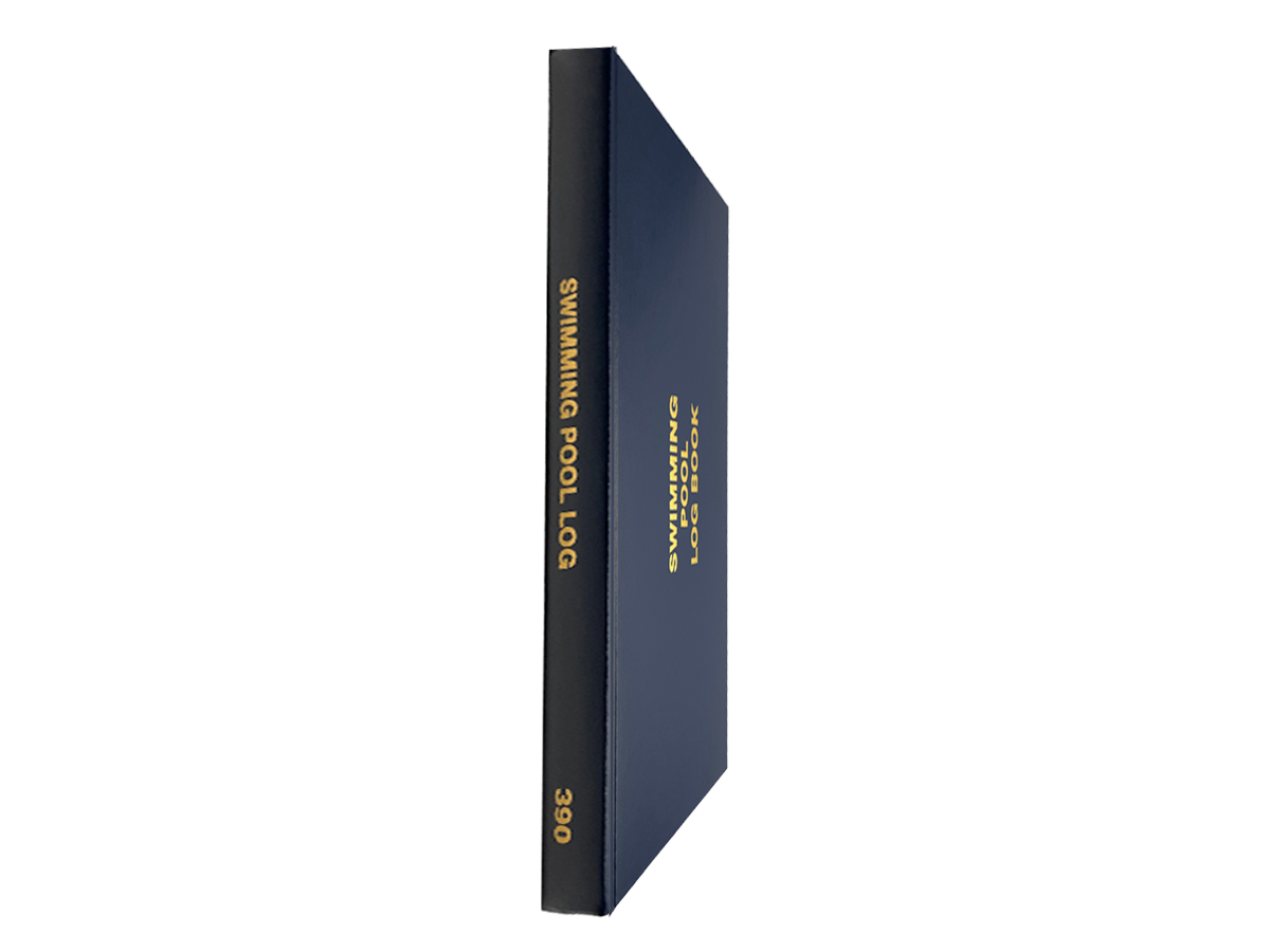 Swimming Pool Log Book #390 Spine