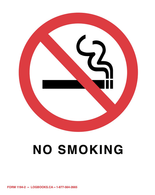 No Smoking - Vinyl Labels #1194-2