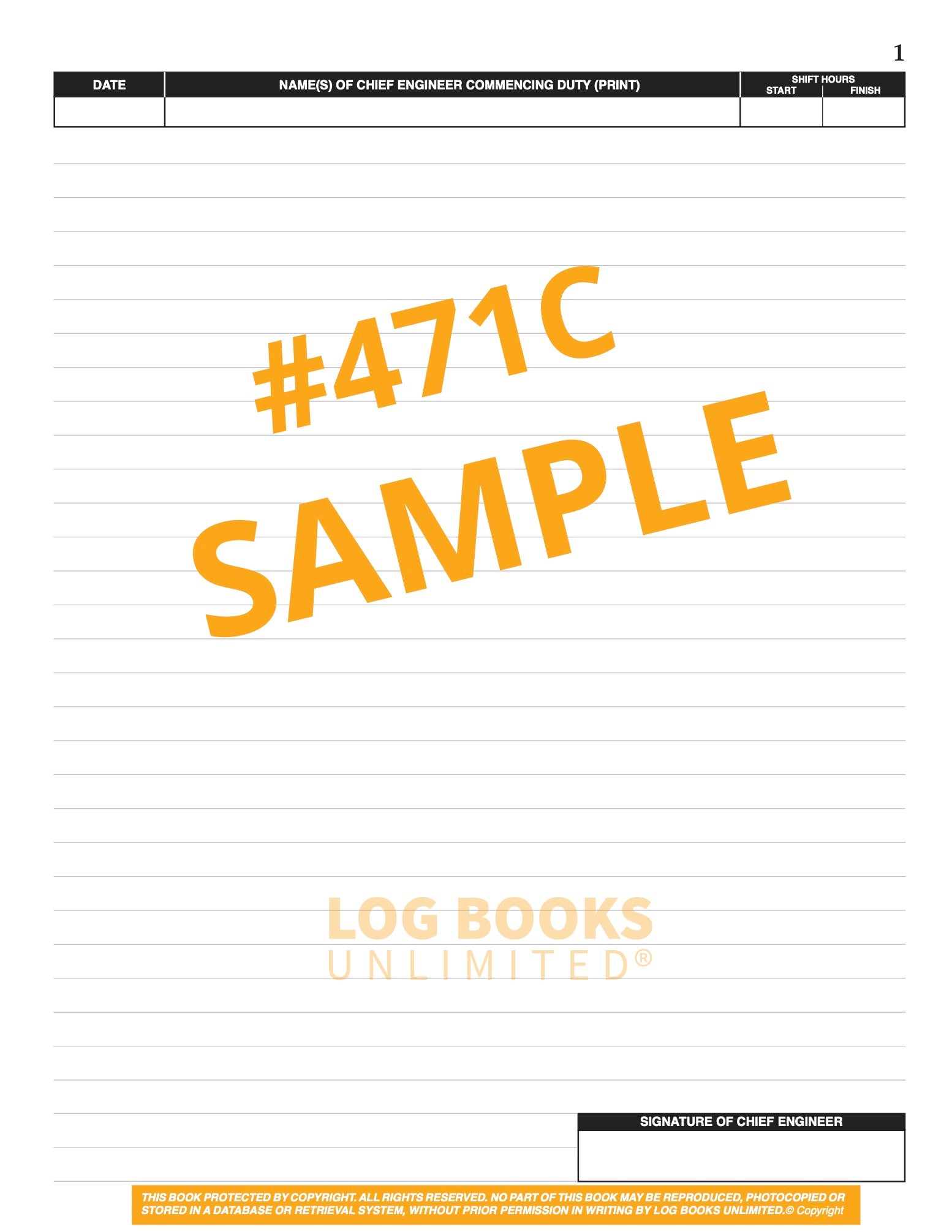 Chief Engineers Log Book | Boiler Maintenance Log Book – Log Books ...