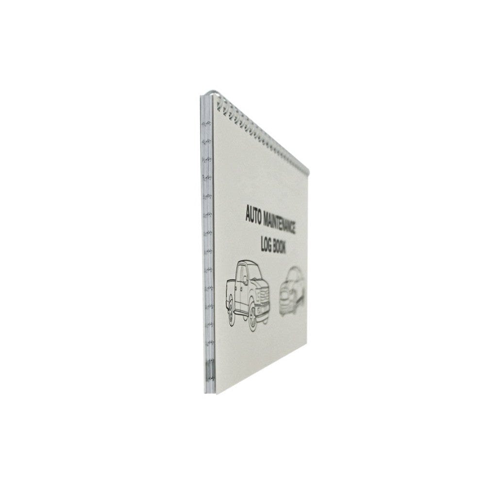 Auto Maintenance Log Book #715 Spine