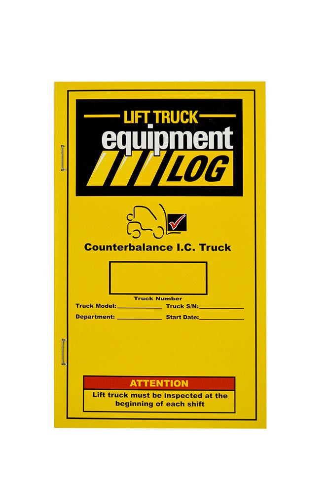 Counterbalance Internal Combustion (Propane) Truck Log + Checklist Caddy # LOG(CB)