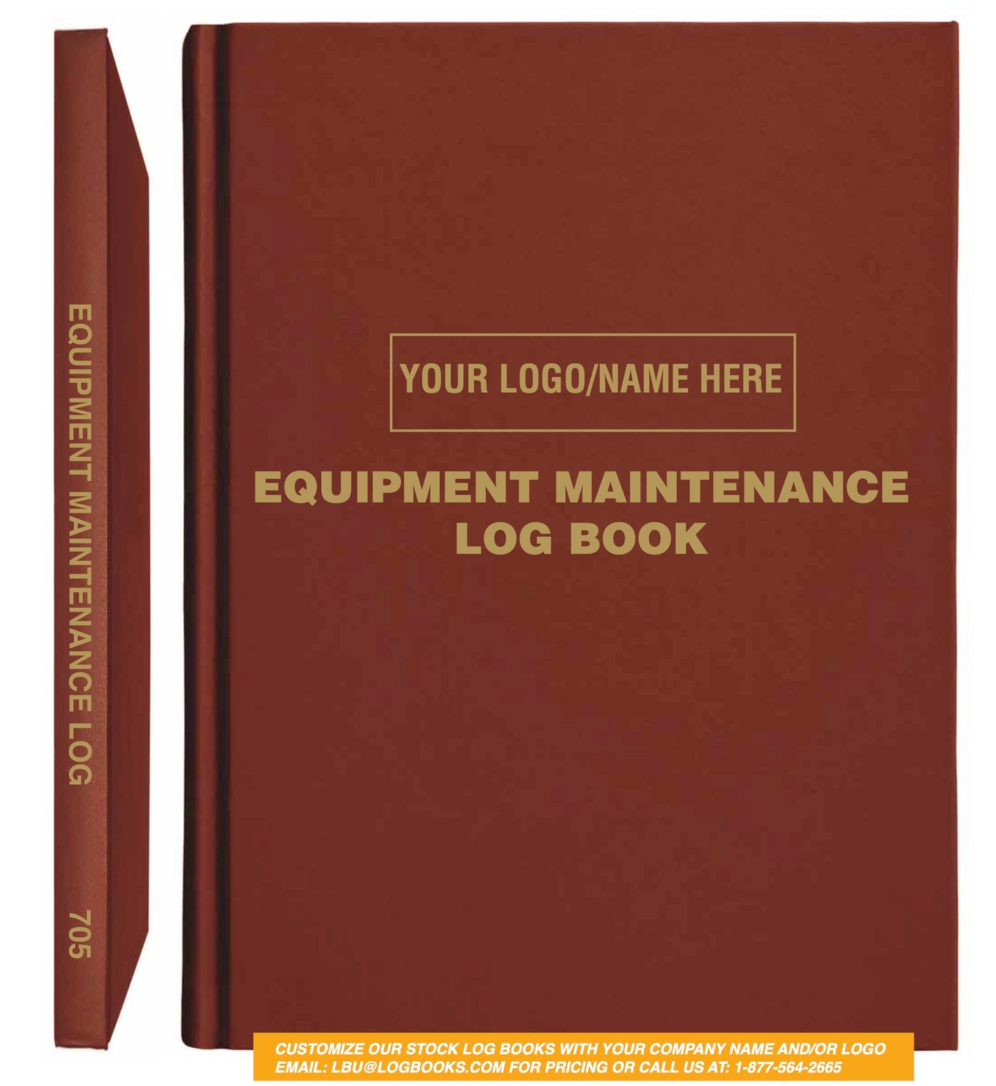 Equipment Maintenance Log Book #705