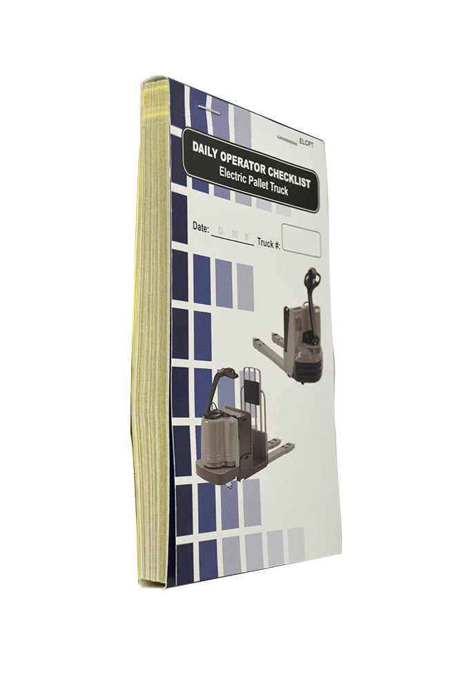 Electric Pallet Checklist + Plastic Caddy # SCADD(P)