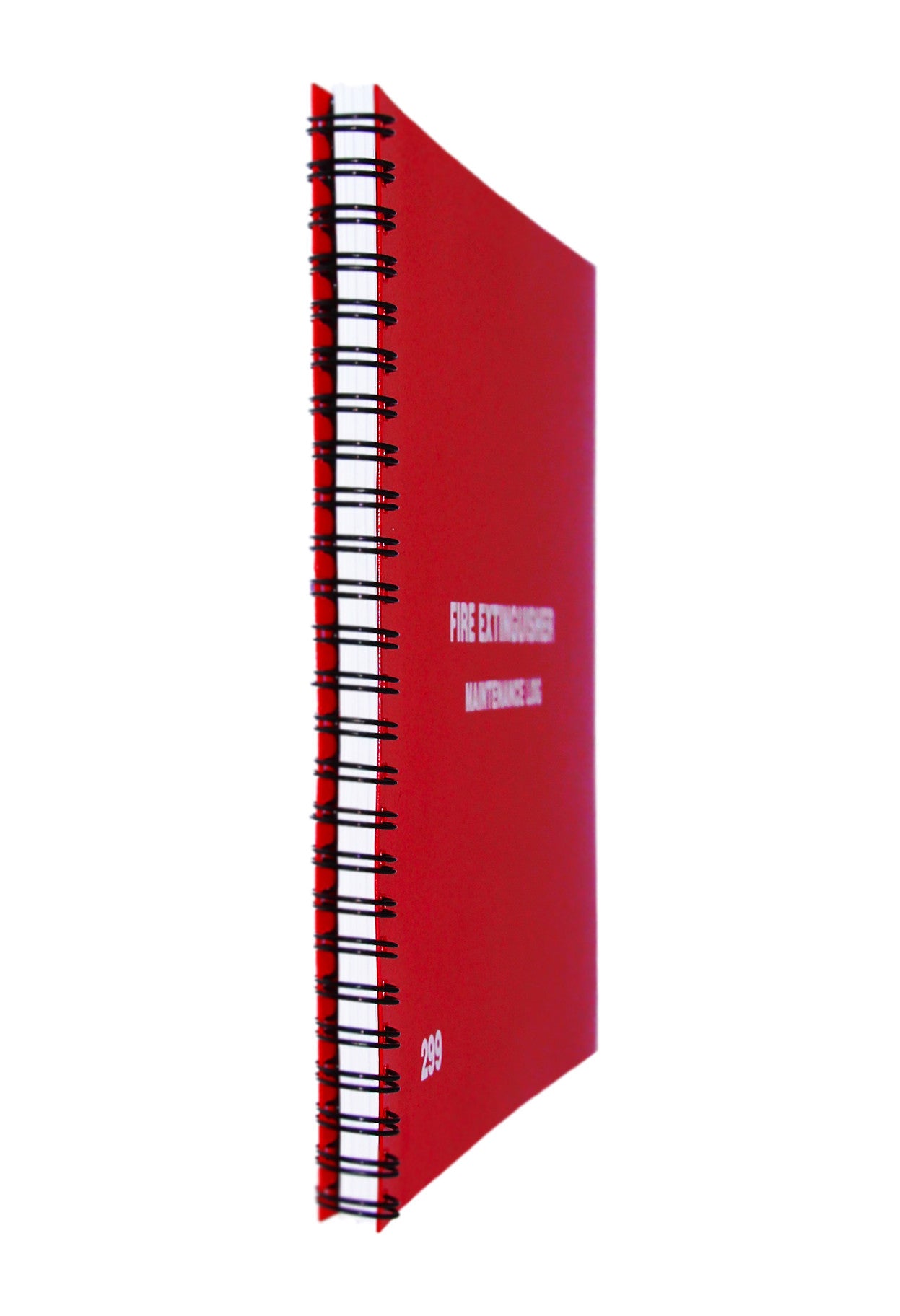 Fire Extinguisher Log Book #299 Spine