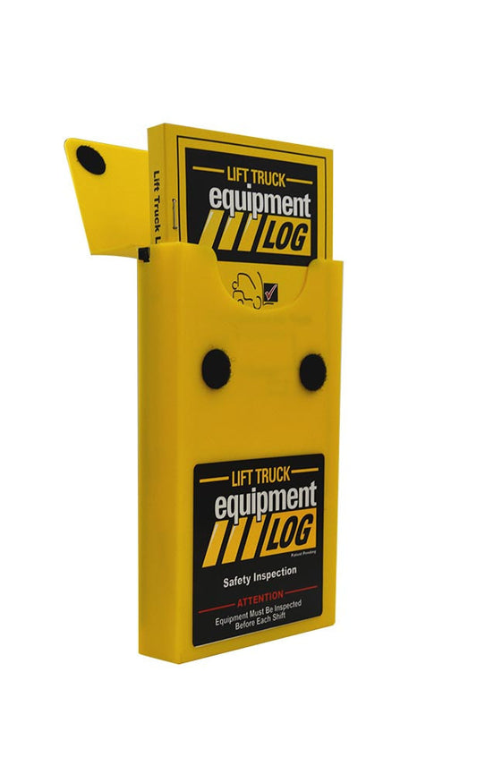 Electric Narrow Aisle (Reach & Order Picker) Truck Checklist + Plastic Caddy + Lock-Out Tags # LOG(N)